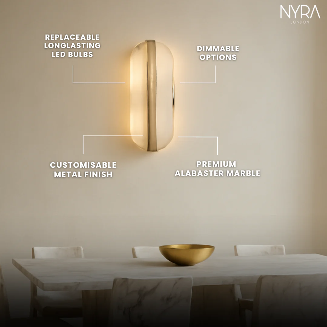 Seren Alabaster Wall Lamp - Image 7