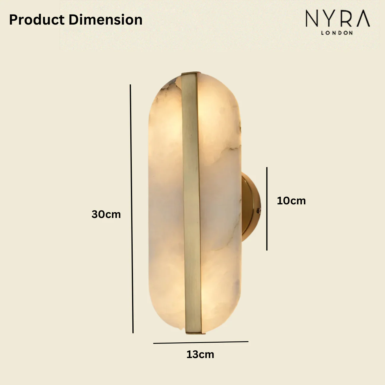 Seren Alabaster Wall Lamp - Image 9