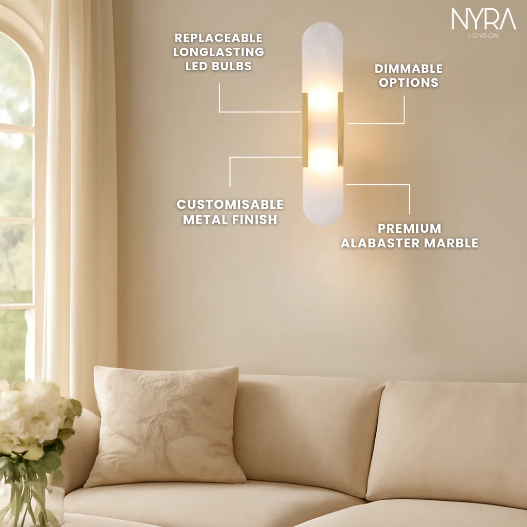 Royal Marble Wall Lamp - Image 8