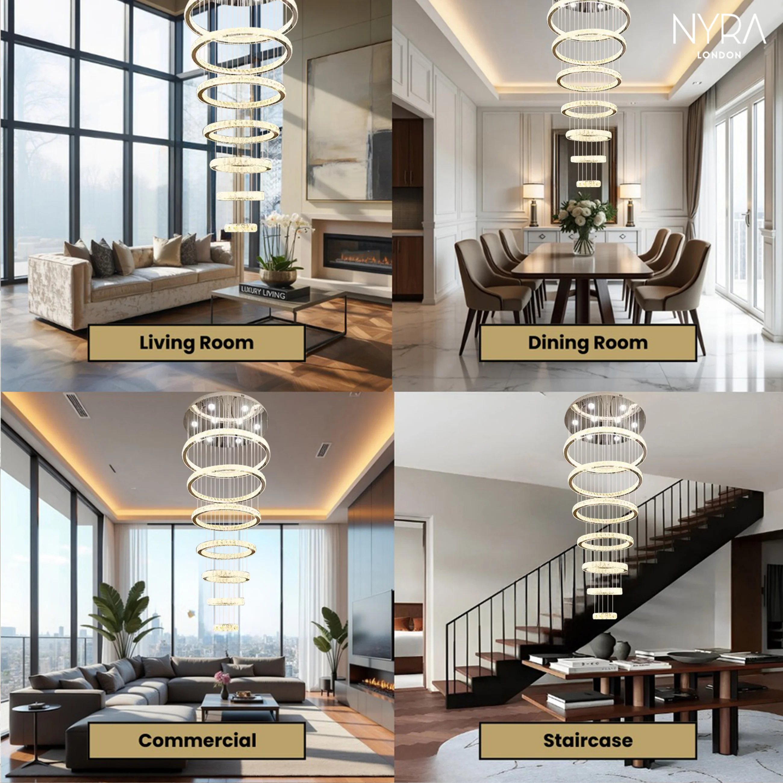 Finley Crystal Chandelier - Image 4