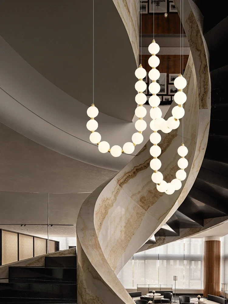 Vera Pearl Spiral Chandelier - Image 17