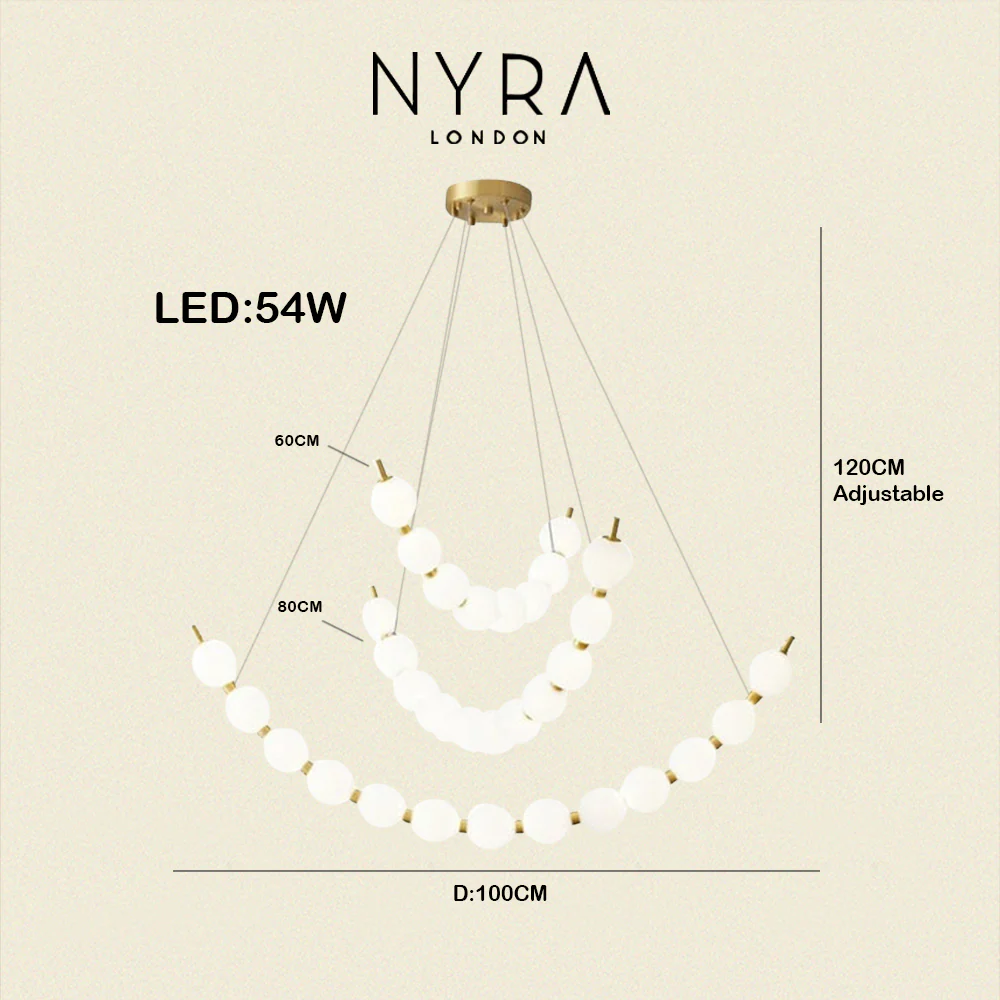 Vera Pearl Spiral Chandelier - Image 25