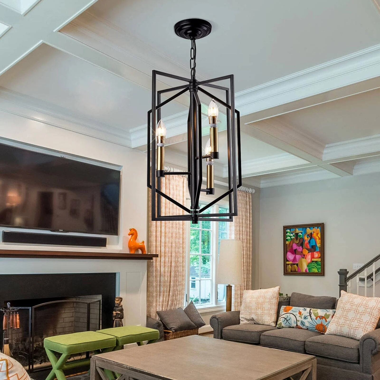 Jules Cage Ceiling Lamp - Image 7