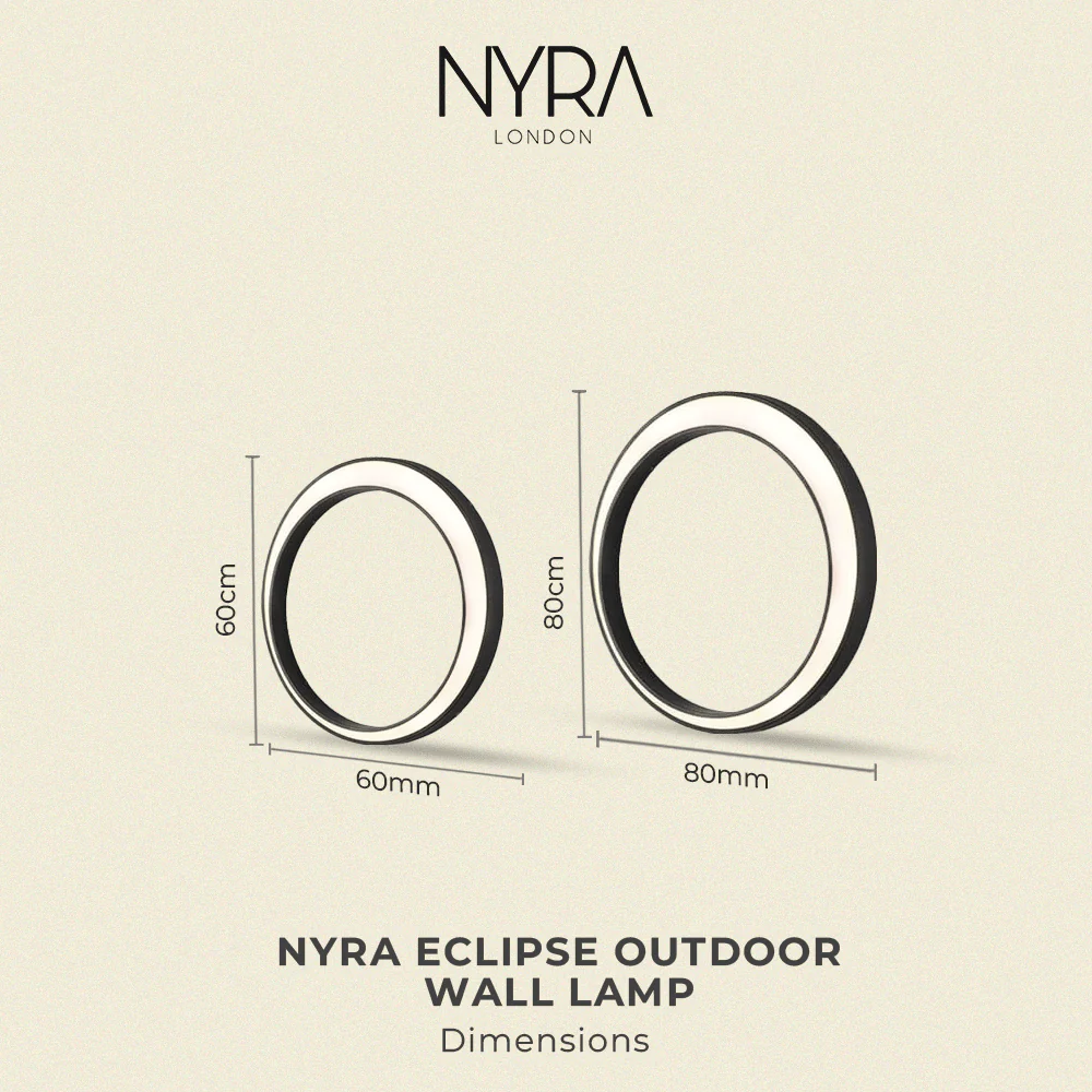 NYRA Eclipse Outdoor Wall Lamp - Image 4