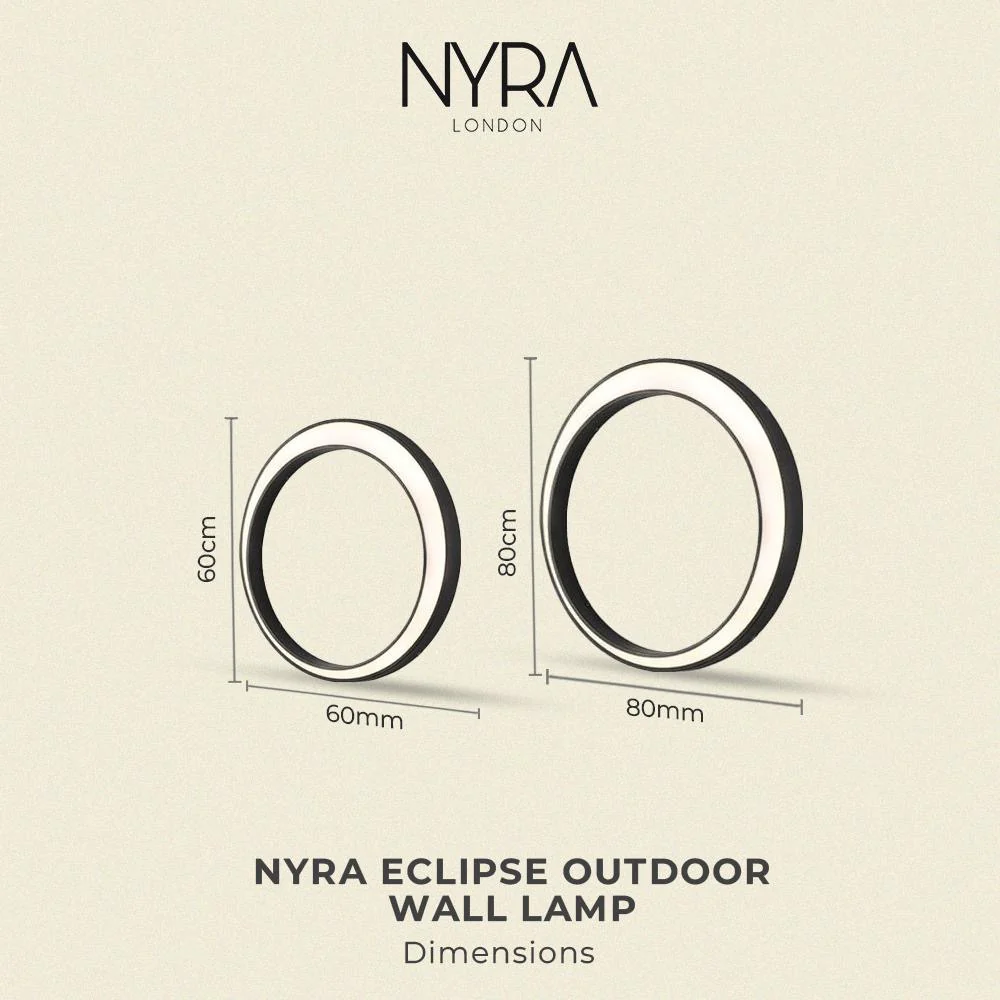 NYRA Eclipse Outdoor Wall Lamp - Image 9