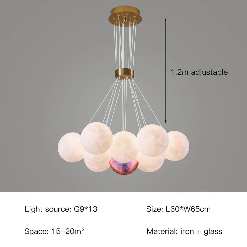 Bubble Planets Chandelier - Image 10