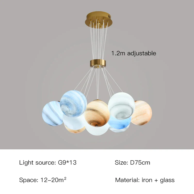 Bubble Planets Chandelier - Image 9